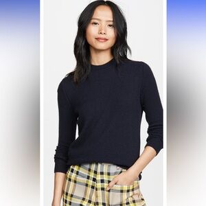Equipment Navy Crew Neck Sweater